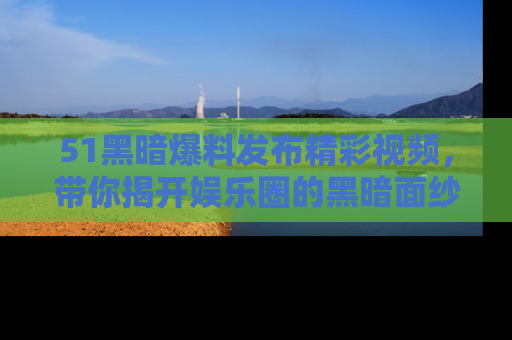 51黑暗爆料发布精彩视频,带你揭开娱乐圈的黑暗面纱