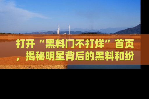 打开“黑料门不打烊”首页，揭秘明星背后的黑料和纷争真相！