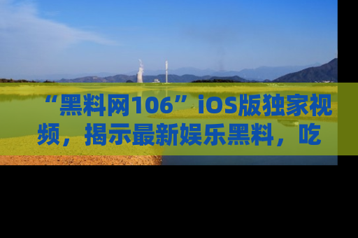 “黑料网106”iOS版独家视频,揭示最新娱乐黑料,吃瓜不停!