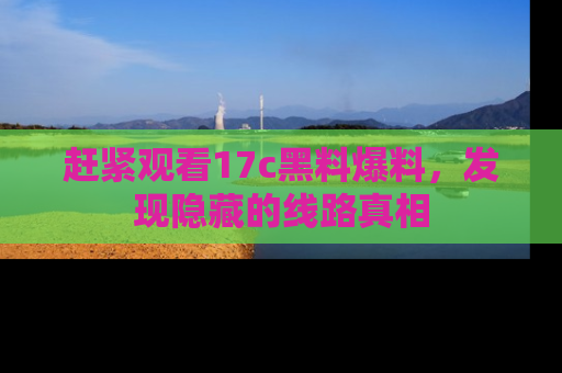 赶紧观看17c黑料爆料，发现隐藏的线路真相