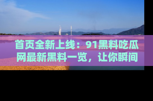 首页全新上线：91黑料吃瓜网最新黑料一览，让你瞬间掌握