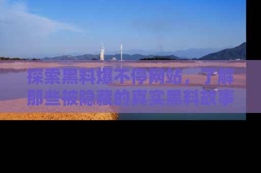 探索黑料爆不停网站，了解那些被隐藏的真实黑料故事