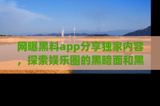 网曝黑料app分享独家内容，探索娱乐圈的黑暗面和黑料