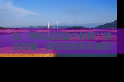 在“黑料正能量不打烊”网页观看，获取最新娱乐圈的正能量与黑料揭秘！